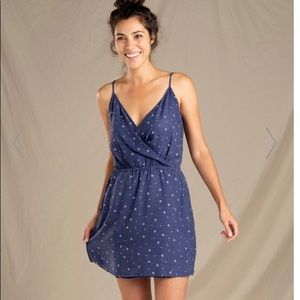 Toad&Co Blue Hillrose Midi Dress